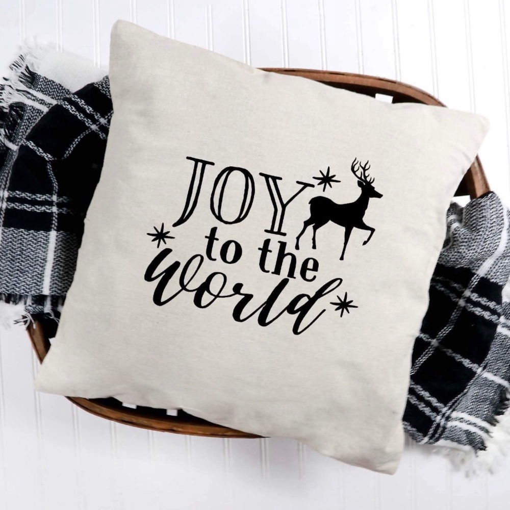 Joy To The World Throw Pillow